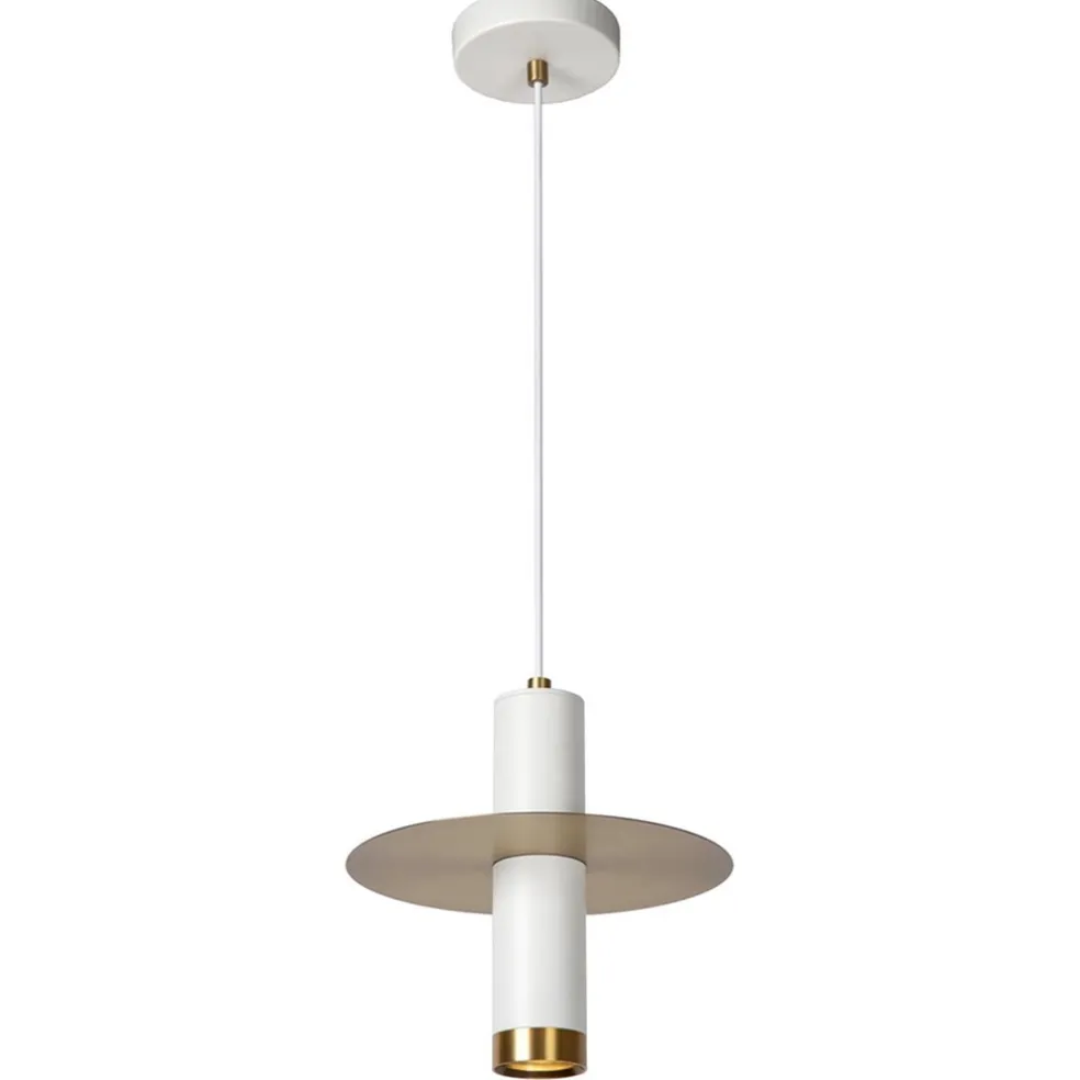 Fashion Straluma Badkamer hanglamp GU10 spot cilinder wit/brons