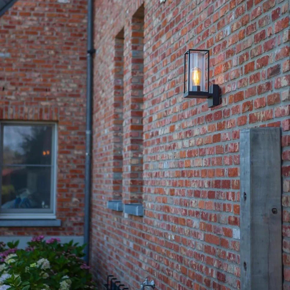 Store Straluma Buitenlamp Flair lantaarn op voet zwart IP44