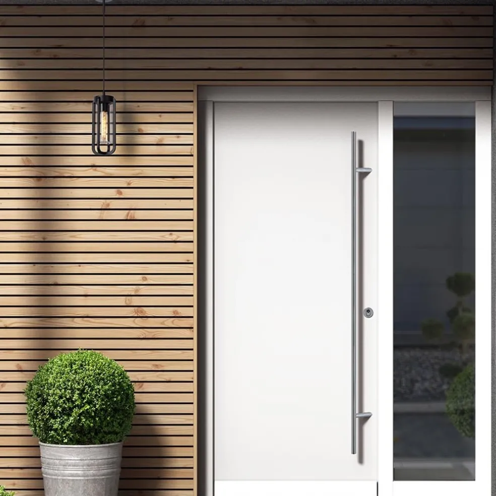 Fashion Straluma Buitenlamp hang zwart met glazen kap IP44