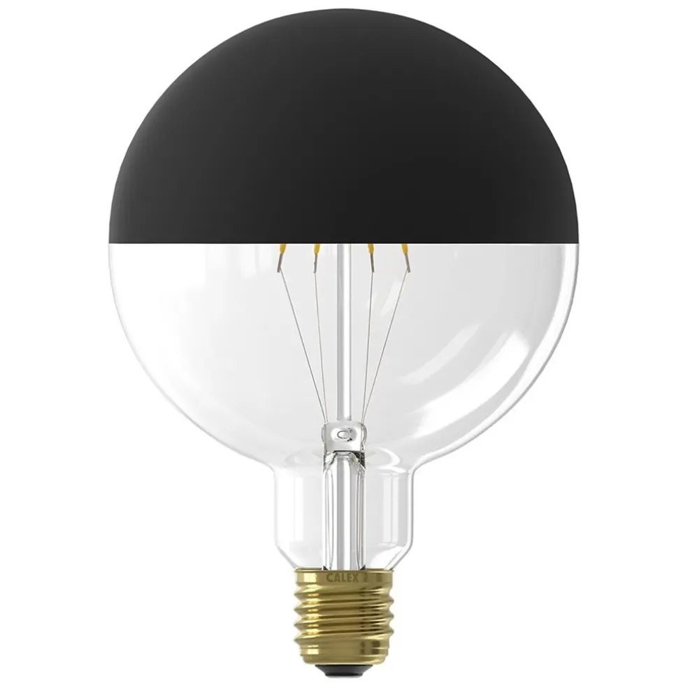 Hot Straluma Calex LED G125 kopspiegel zwart dimbaar