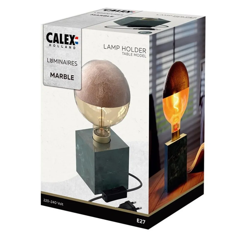 Outlet Straluma Calex tafelarmatuur groen/marmer