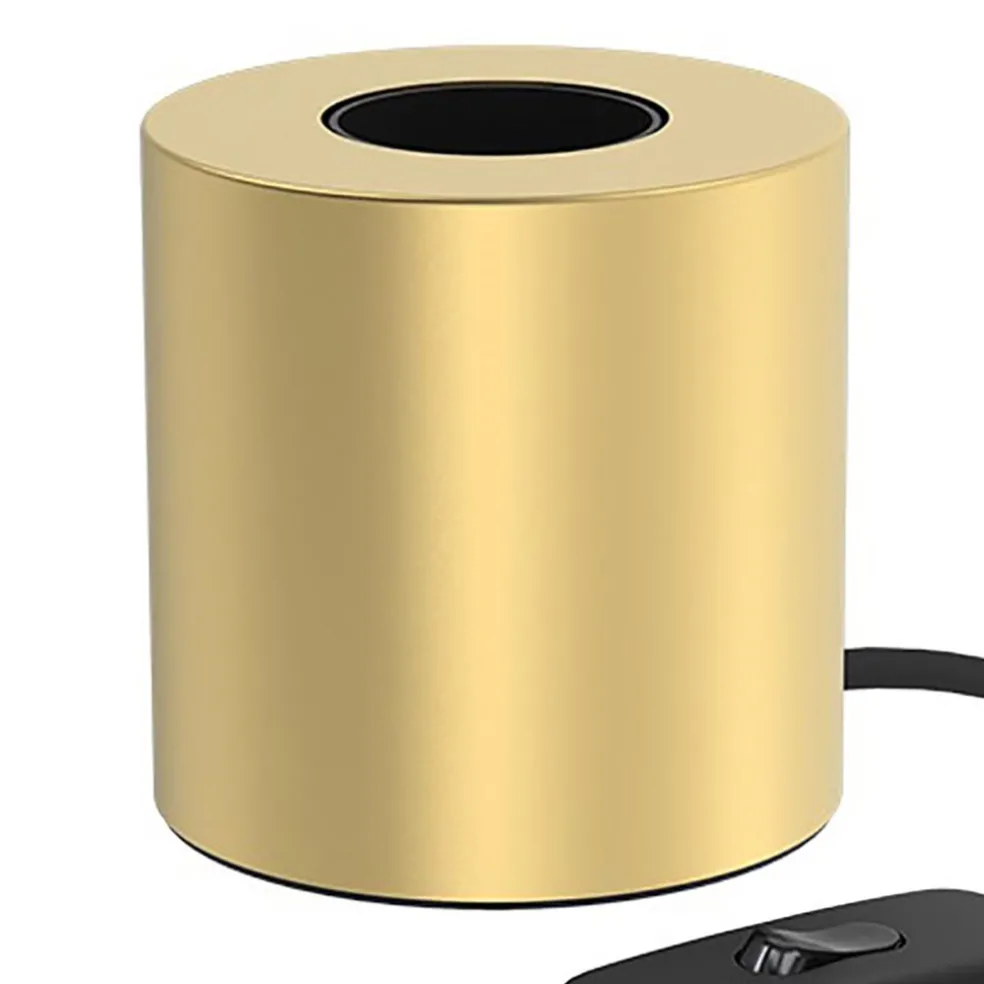 New Straluma Calex tafelarmatuur rond matgoud