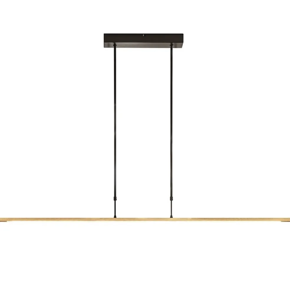 New Straluma Design LED hanglamp aluminium mat zwart/mat goud