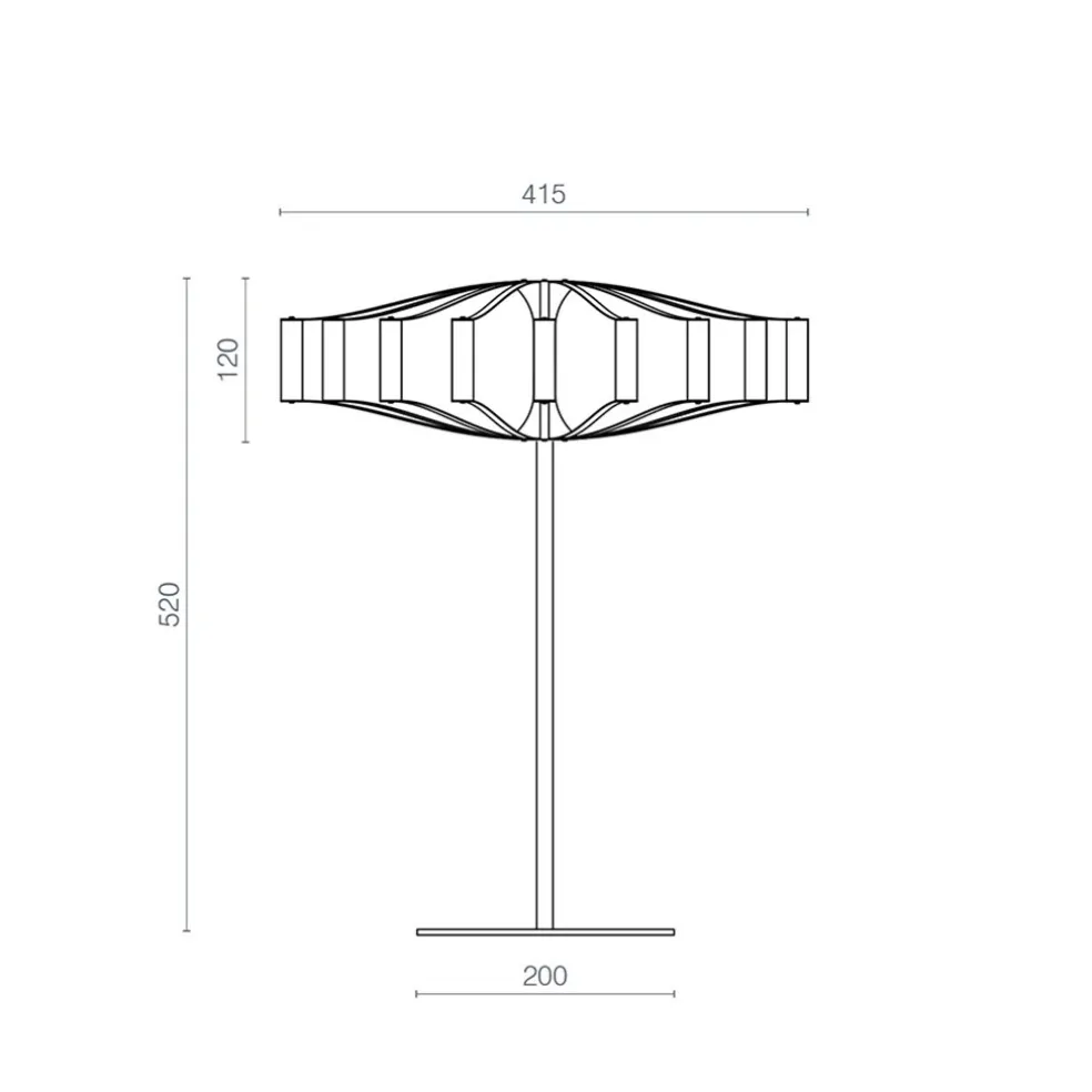 Hot Straluma Design tafellamp Wheel inclusief dimbaar LED