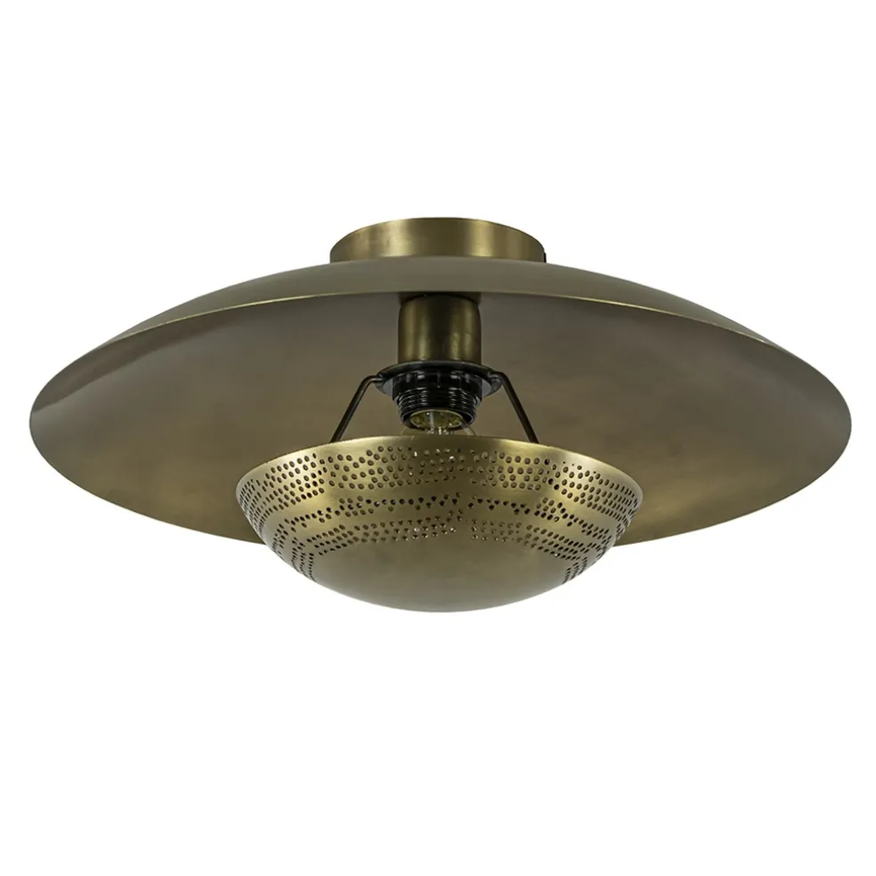 Sale Straluma Elegante plafond/wandlamp antiek brons