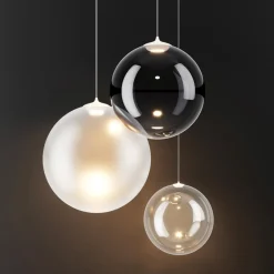 Store Straluma Glazen hanglamp Random Solo frosted wit 28 cm