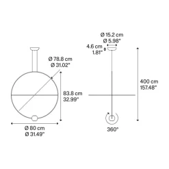Discount Straluma Grote design hanglamp ring met LED spot