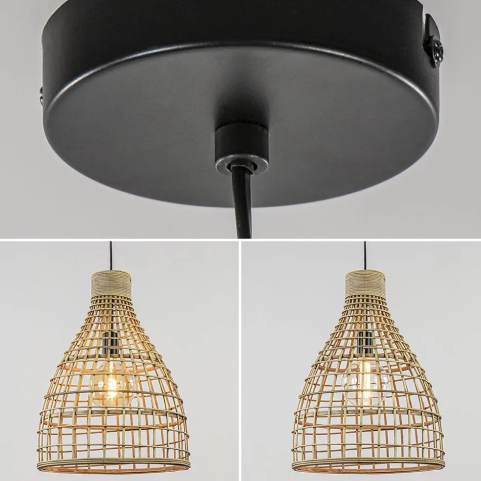 Best Straluma Grote hanglamp Puerto rotan naturel Light and Light
