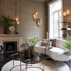 Best Straluma Grote hanglamp Yaelle antiek brons Light and Living