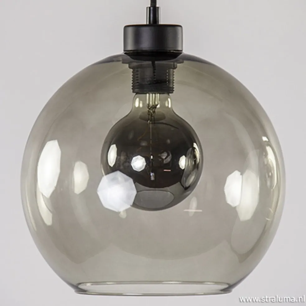 Cheap Straluma Hanglamp balk 3L smoke bolglas