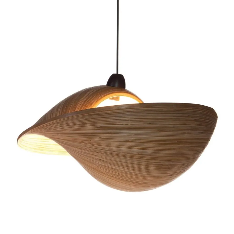 Store Straluma Hanglamp bamboe schelp 60cm