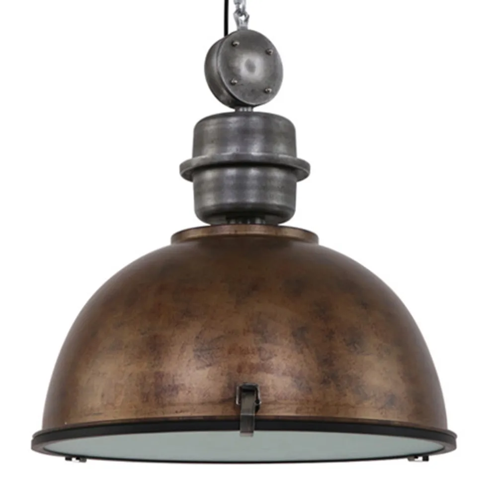 Discount Straluma Hanglamp Bikkel 52cm brons/staal