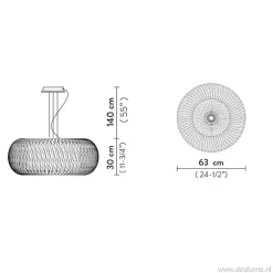 Hot Straluma Hanglamp Kalatos wit