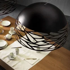 Hot Straluma Hanglamp Kelly Dome zwart 60cm