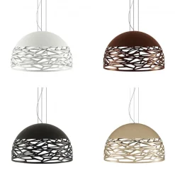 Discount Straluma Hanglamp Kelly koepel 80cm wit