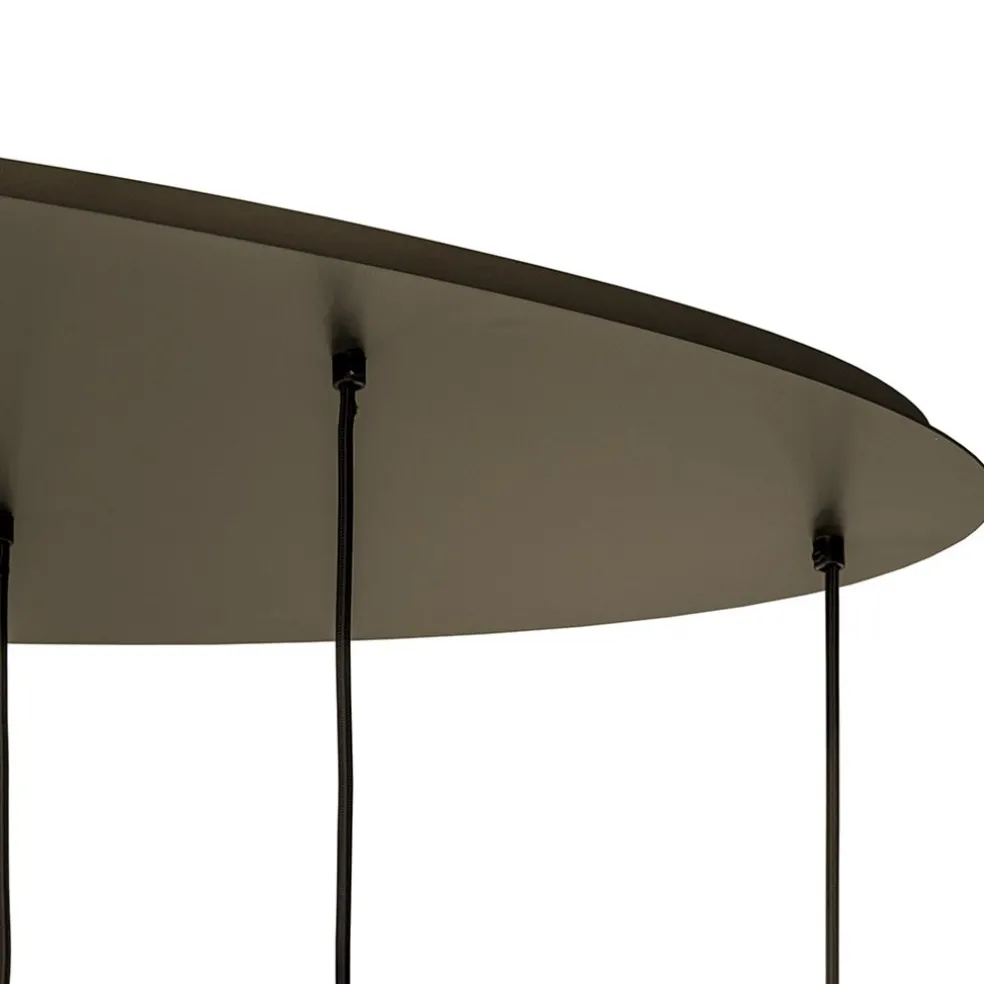 Online Straluma Hanglamp Riva ovaal 8L platinum