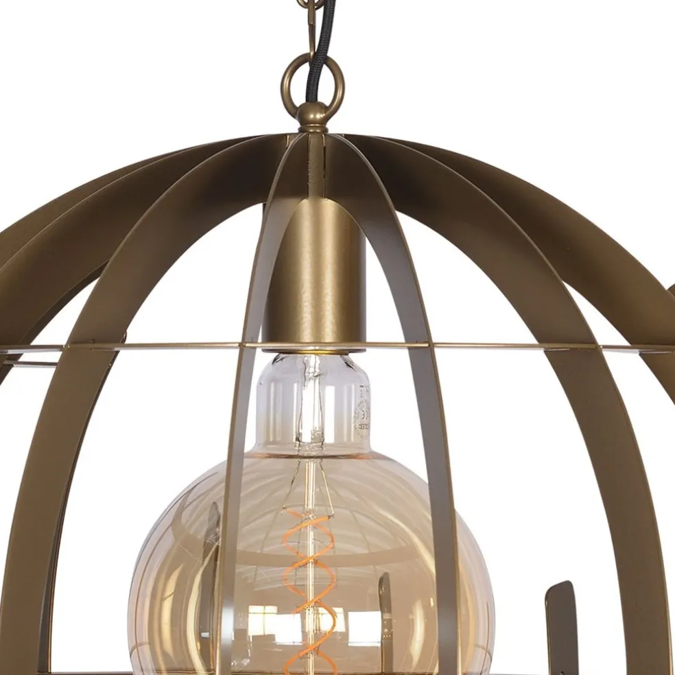 Discount Straluma Hanglamp Terra 60cm oud messing