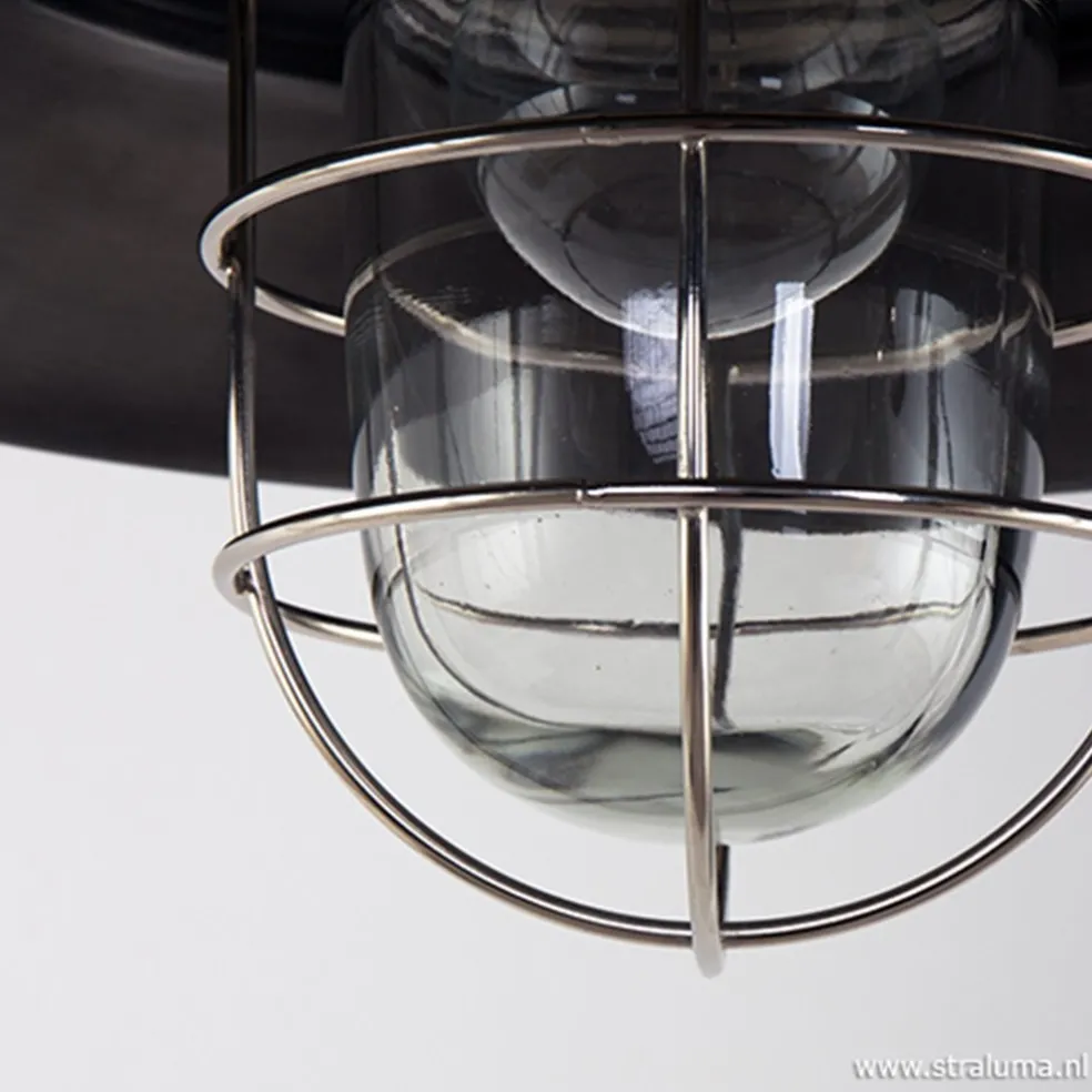 Best Sale Straluma Hanglamp Tuk industrieel 41cm zwart/staal