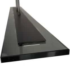 Clearance Straluma Langwerpige LED hanglamp zwart met smoke glas 170 cm