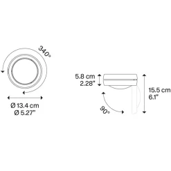 Discount Straluma LED plafondspot Nautilus chroom verstelbaar