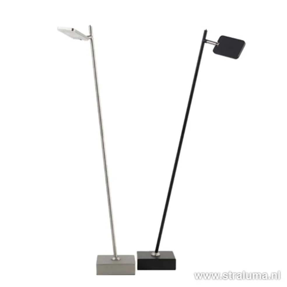 Flash Sale Straluma Leeslamp Block nikkel met pushdimmer