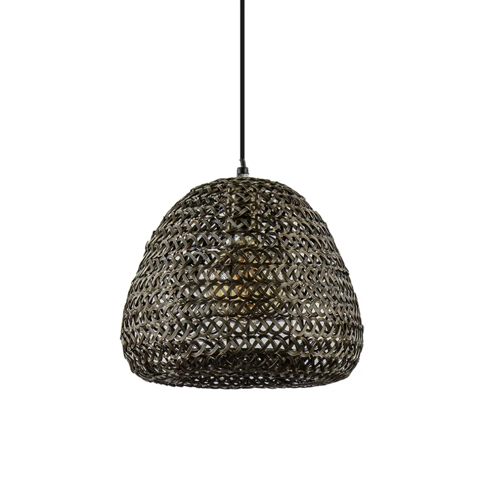 Outlet Straluma Light and Living hanglamp Finou klein antiek brons