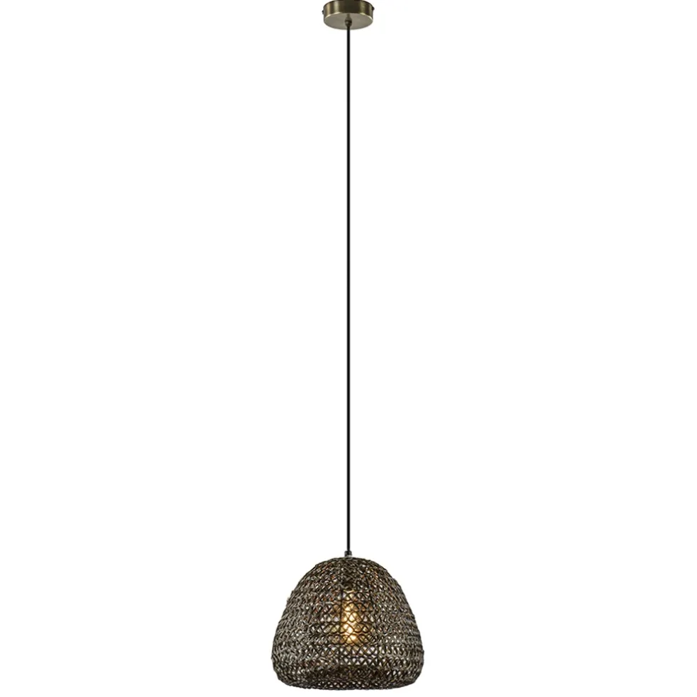 Outlet Straluma Light and Living hanglamp Finou klein antiek brons