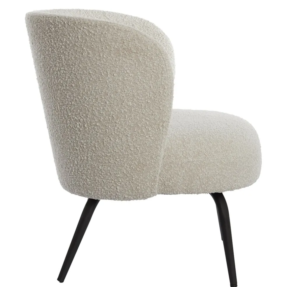 Best Straluma Light and Living stoel Dieyda créme met zwarte poot