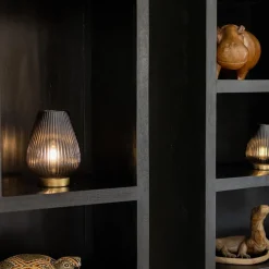 Shop Straluma Light and Living tafellamp Tajera op batterij grijs/goud