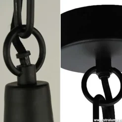 Discount Straluma Light Living hanglamp Adrienne XL zwart
