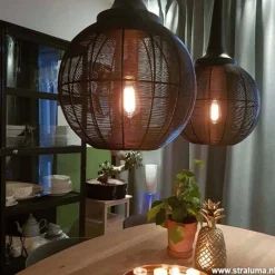 Discount Straluma Light Living hanglamp Adrienne XL zwart