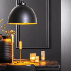 Store Straluma Light  Living Hanglamp Kylie zwart/goud