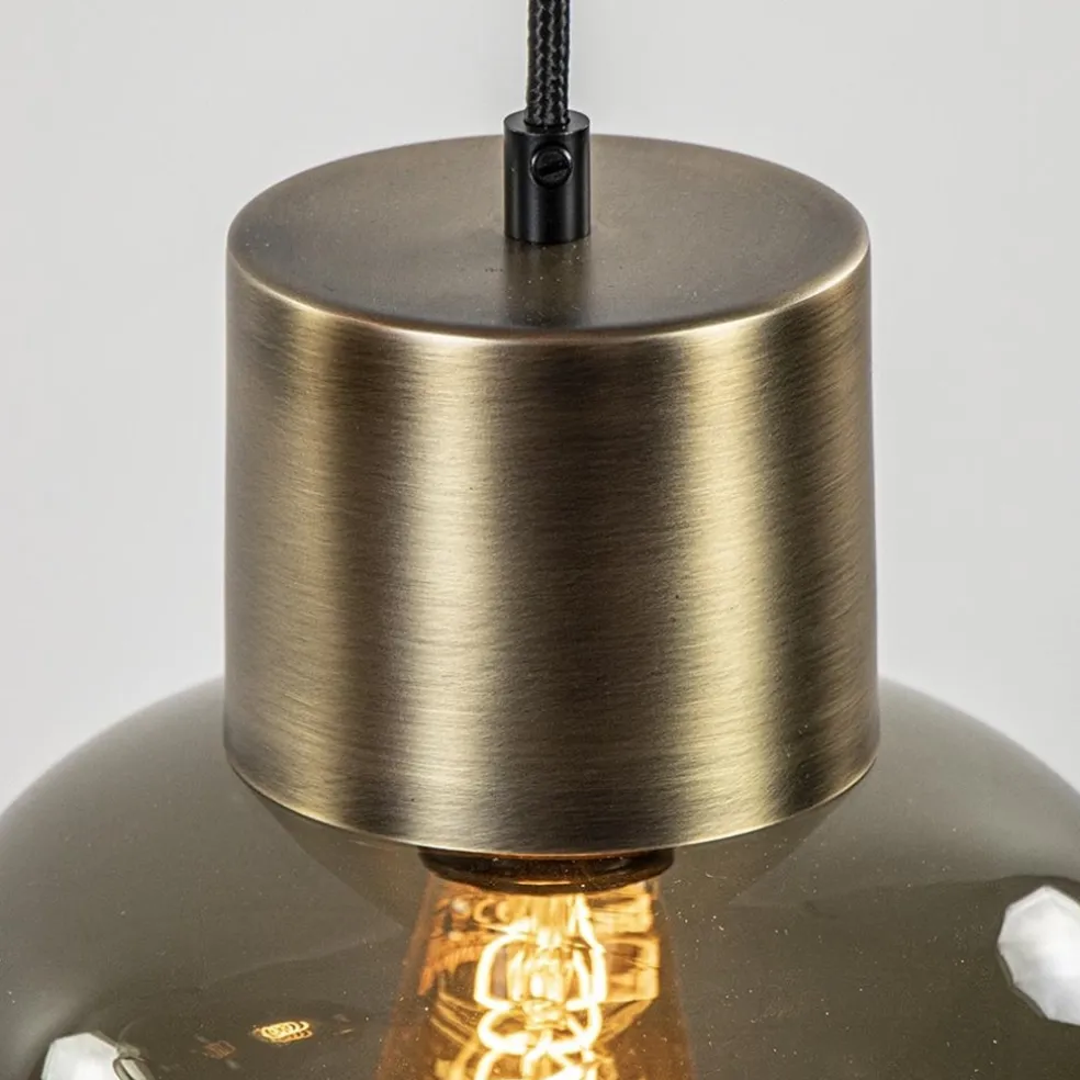Cheap Straluma Luxe 7-lichts videlamp zwart/brons met smoke glas