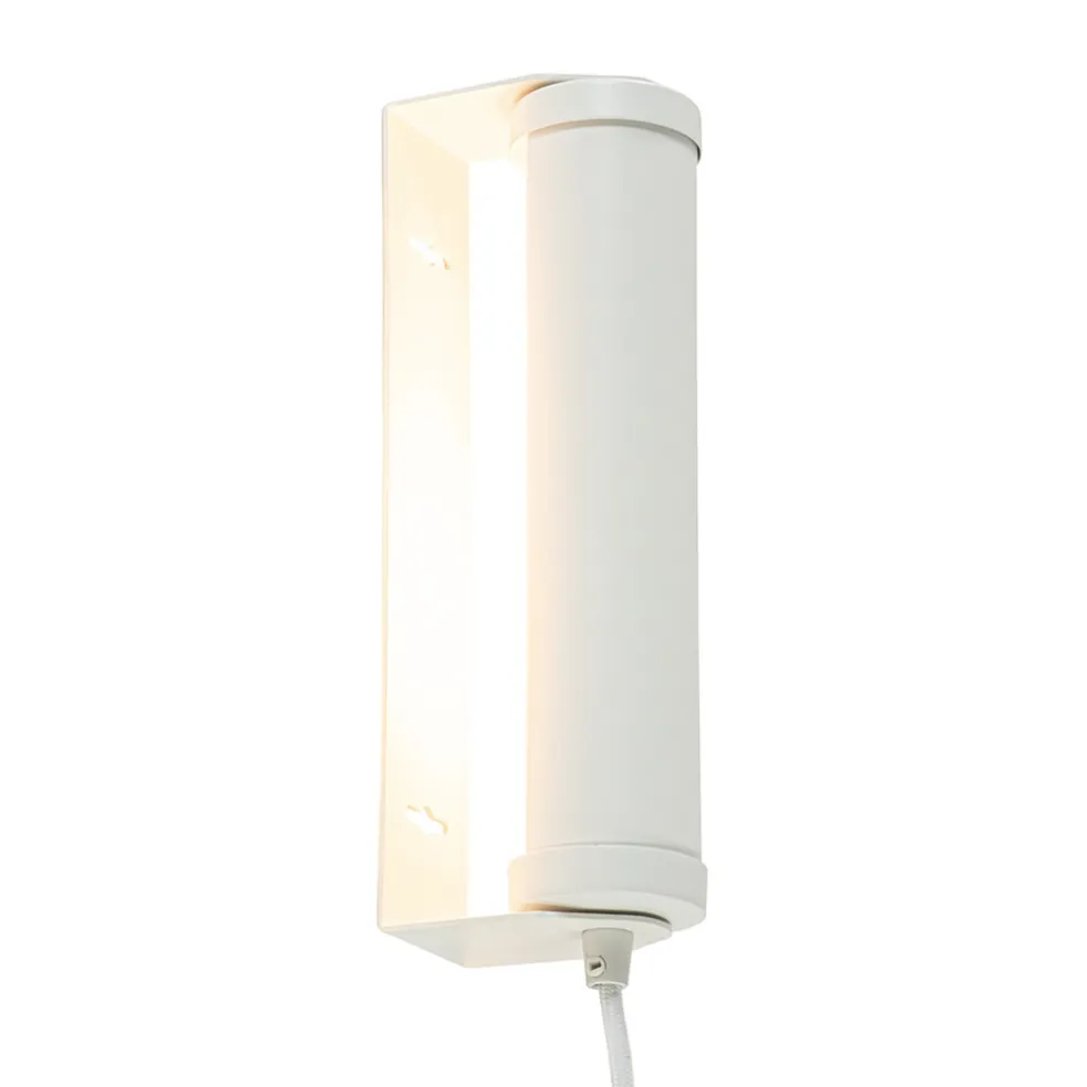 Cheap Straluma Mat witte wandlamp met snoer