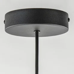 Fashion Straluma Mat zwarte hanglamp koepel met witte kap