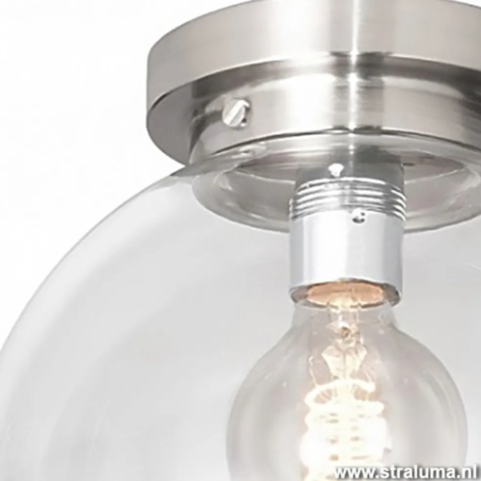 Outlet Straluma Moderne glazen plafonniere bol hal-wc
