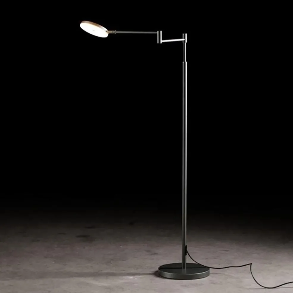 Best Sale Straluma Moderne LED leeslamp vloerlamp zwart dimbaar