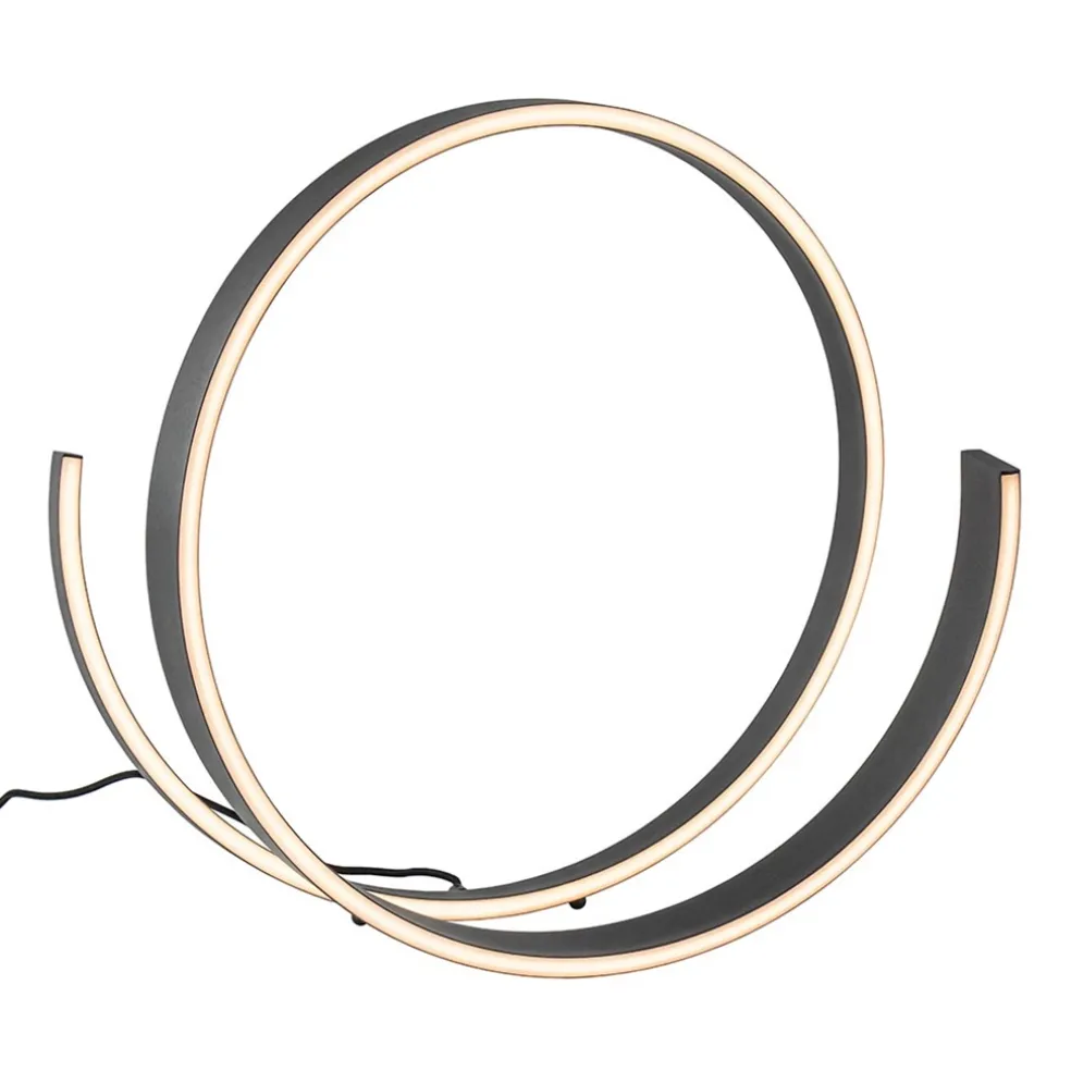 Sale Straluma Moderne LED tafellamp zwart met dim to warm functie