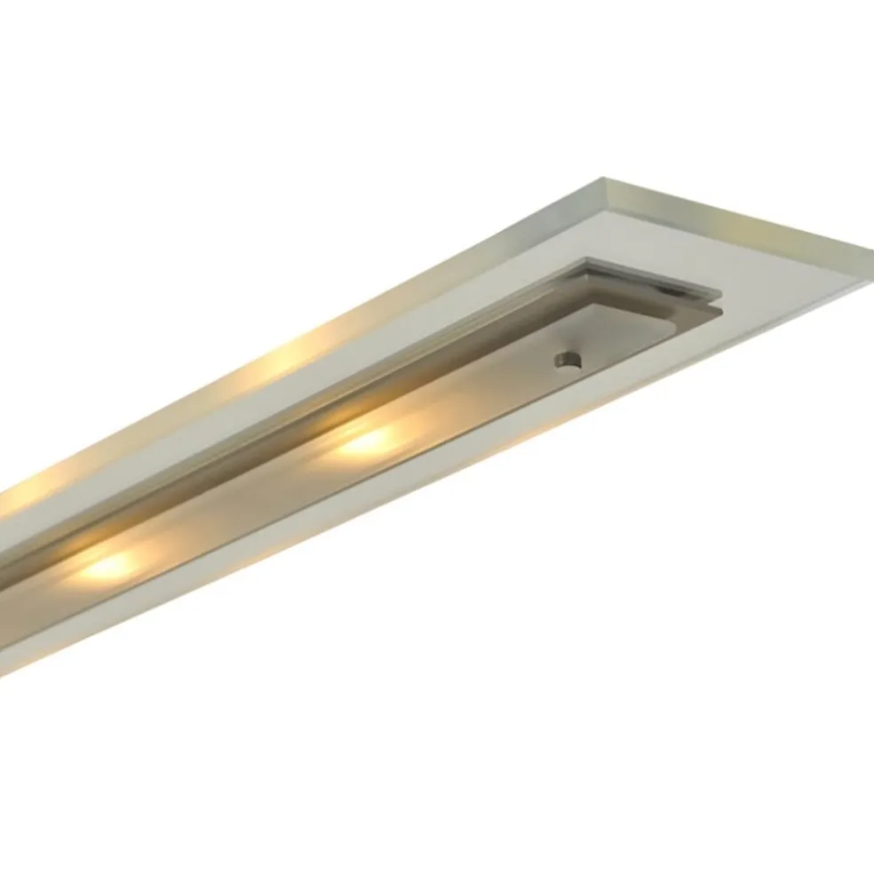 Fashion Straluma Moderne nikkel LED hanglamp met helder glas dimbaar