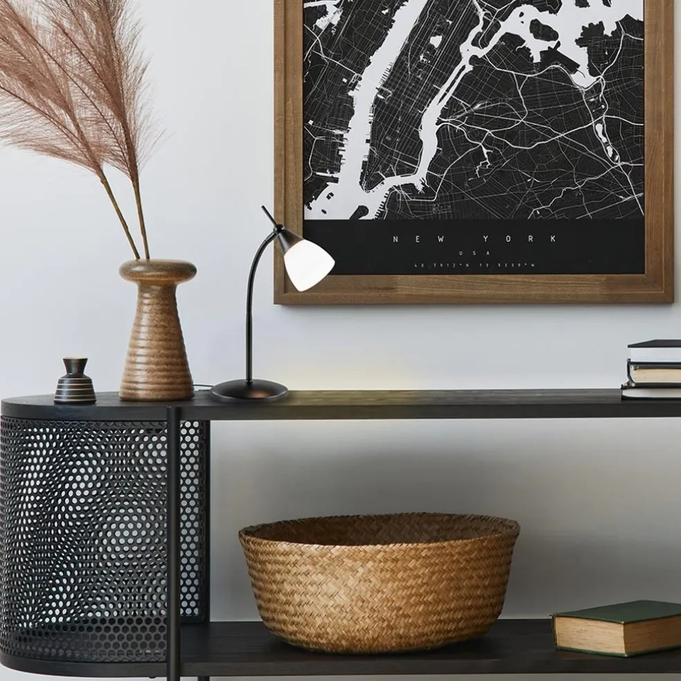 New Straluma Moderne tafellamp Touchy zwart dimbaar