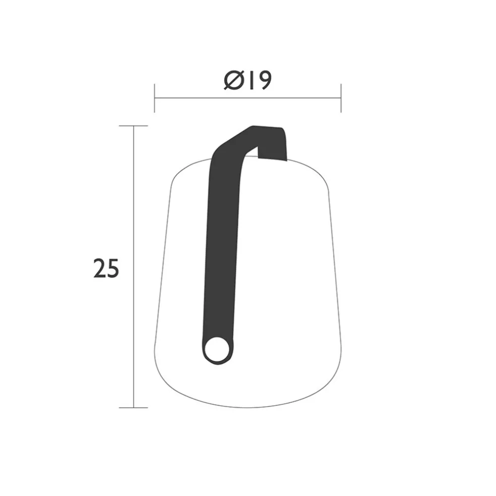 Outlet Straluma Oplaadbare buitenlamp IP44 grijs