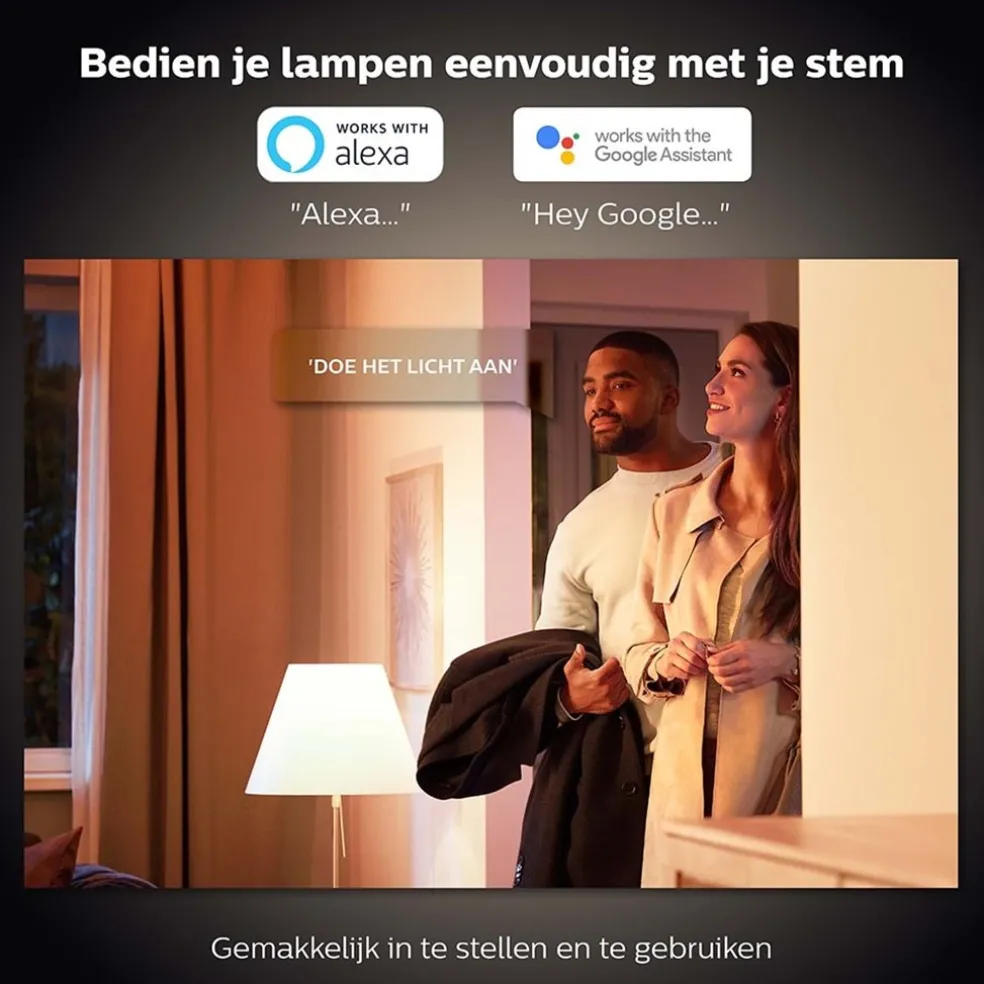 Sale Straluma Philips Hue e14 kaars mat 2-pack 2700k