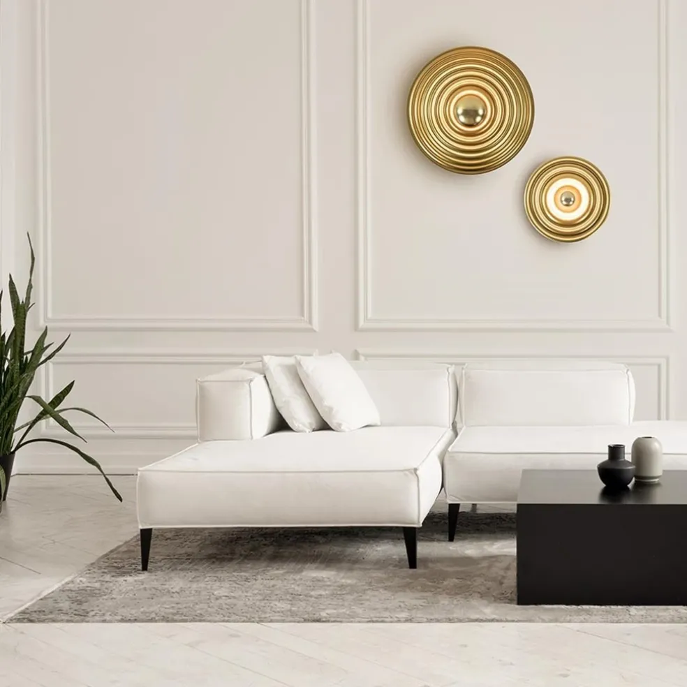 Flash Sale Straluma Plafond/wandlamp Saturn 56cm matgoud
