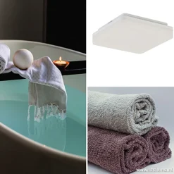 Shop Straluma Plafonnière Basic square wit 3000K IP44