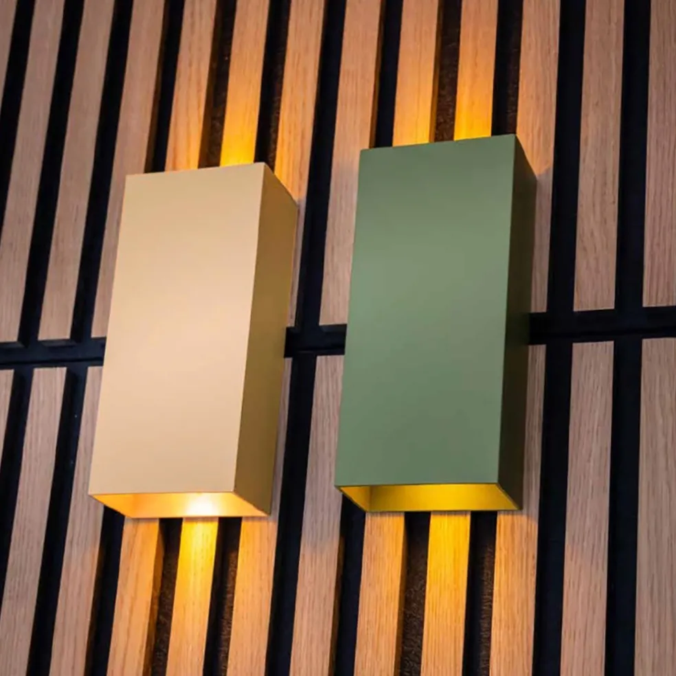 Cheap Straluma Rechthoekige wandlamp up+down groen