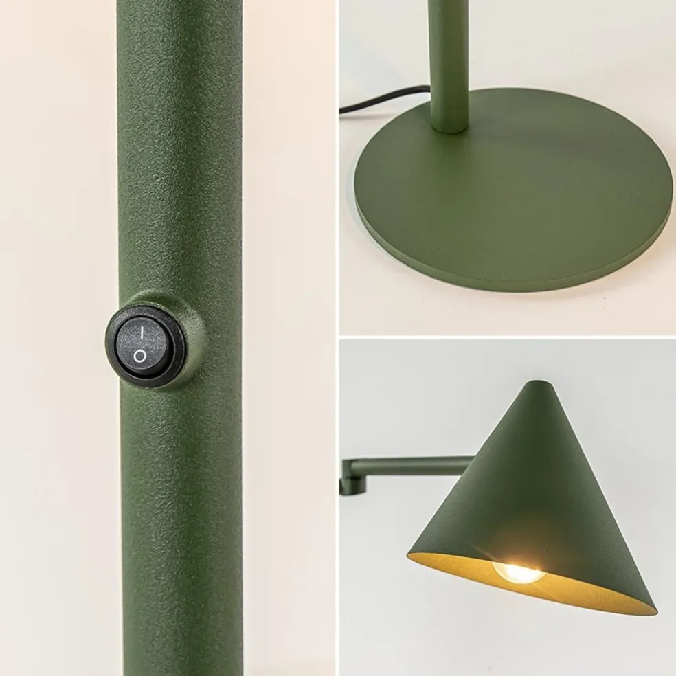 Flash Sale Straluma Retro tafellamp met kap verstelbaar groen
