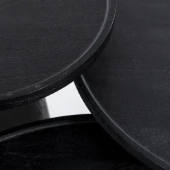 Sale Straluma Salontafel Ron zwart 66x39 cm