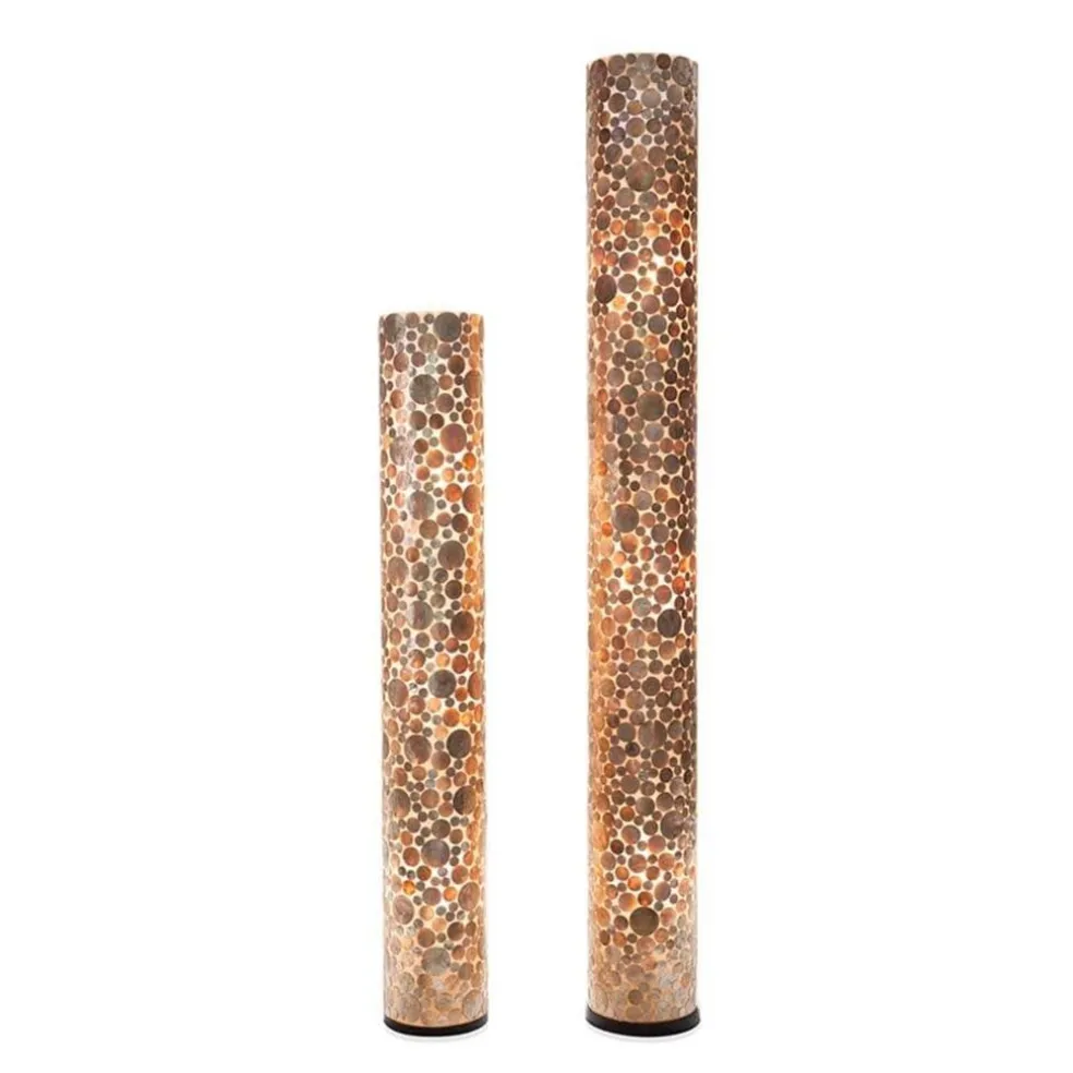 Flash Sale Straluma Schelpen vloerlamp goud cilinder groot