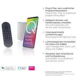 Store Straluma Smart LED vloerlamp sierlijk staal dimbaar
