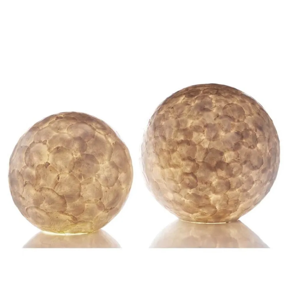 Cheap Straluma Tafellamp ball 30 cm rond creme schelpen